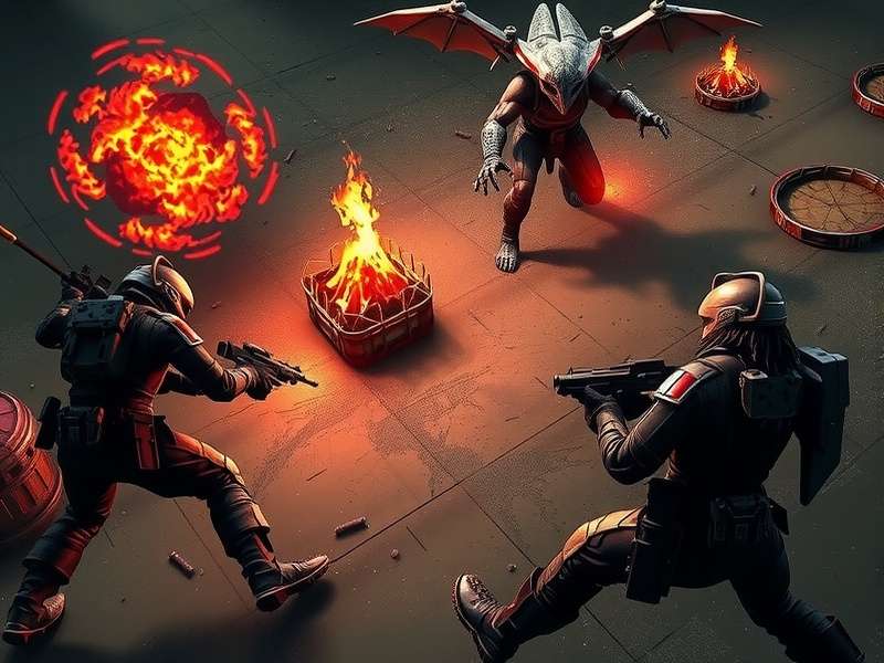 Predator Fury Ace gameplay screenshot showing intense combat